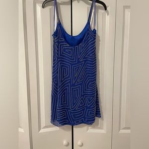 Blue Parker mini dress